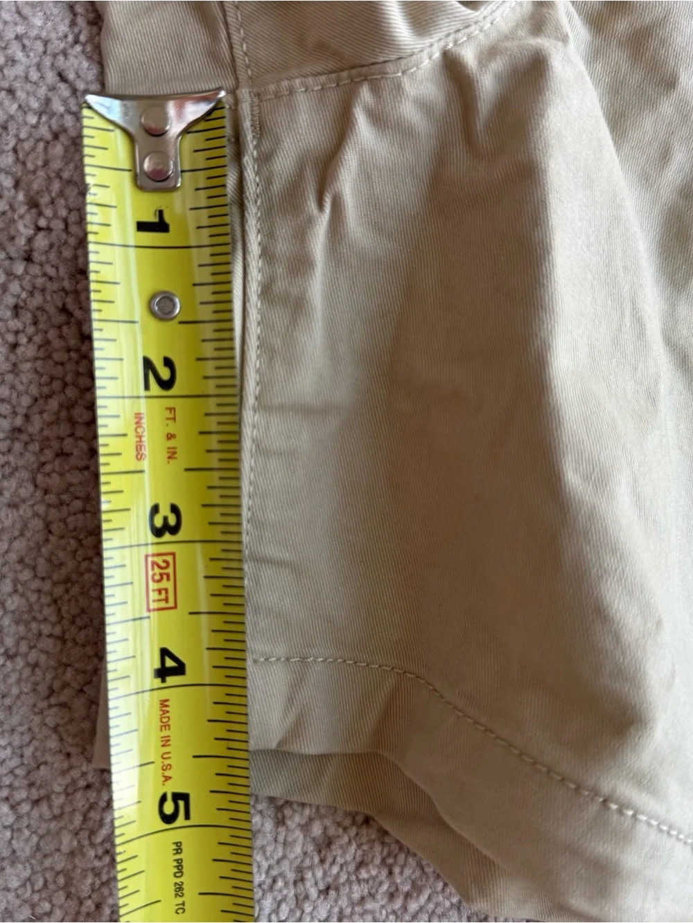 NWT prAna Originals Mojave Stretch Shorts XS - Khaki 5